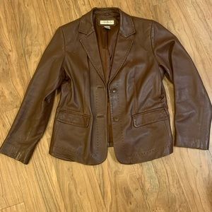 Leather Blazer